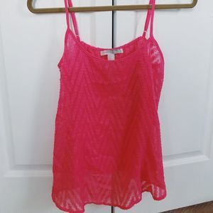 Sheer Pink Cover Up Tank